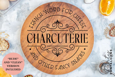Charcuterie Board SVG SVG Partypantaloons 