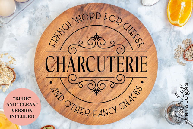 Charcuterie Board SVG SVG Partypantaloons 