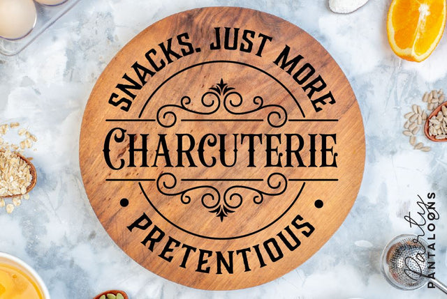 Charcuterie Board SVG SVG Partypantaloons 