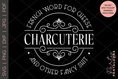Charcuterie Board SVG SVG Partypantaloons 