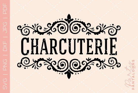 Charcuterie Board SVG SVG Partypantaloons 