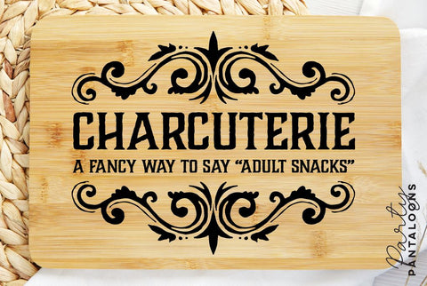 Charcuterie Board SVG SVG Partypantaloons 