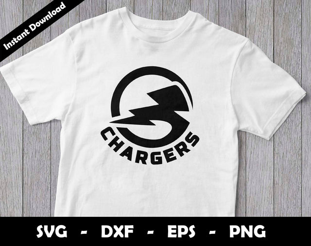 Chargers SVG Cut File, Chargers logo SVG Design, Chargers Football Mascot, T-Shirt Sublimation Design Png SVG Arthur Arellano 
