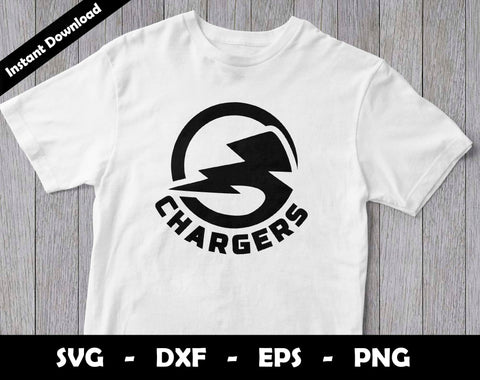 Chargers SVG Cut File, Chargers logo SVG Design, Chargers Football Mascot, T-Shirt Sublimation Design Png SVG Arthur Arellano 