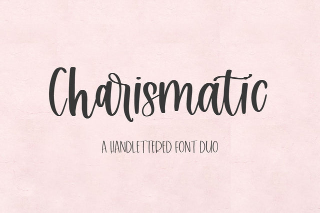Charismatic Font Duo Font Beck McCormick 
