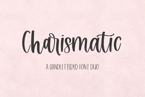Charismatic Font Duo Font Beck McCormick 