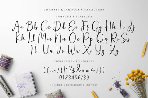 Charlie Klarisma Signature Font Font Fadeline Std. 