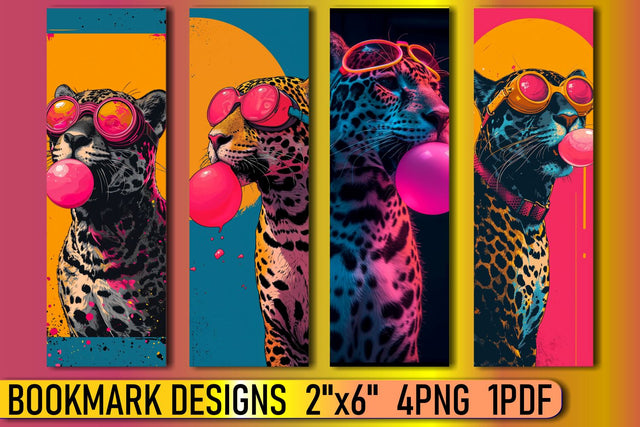 Charming Animal Bubble Gum Designs Sublimation afrosvg 