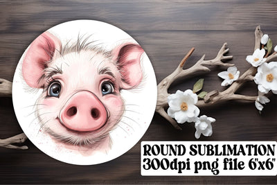 Charming Animal Portrait Keychains Sublimation afrosvg 