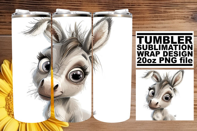 Charming Animal Tumbler Sublimation Wrap Sublimation afrosvg 
