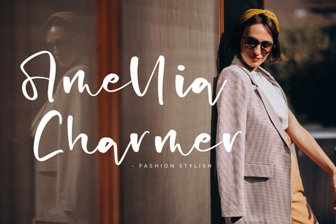 Charming Ballerina - Handwritten Script Font Font Letterena Studios 