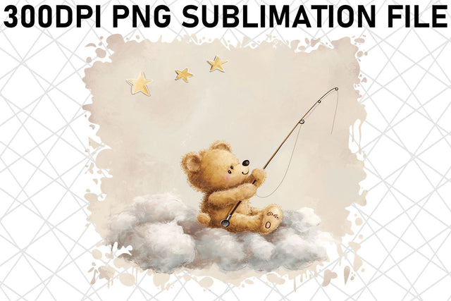 Charming Bear Illustration Set for Crafting and Sublimation Needs Sublimation afrosvg 