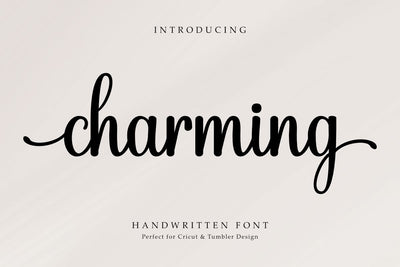 Charming - Beauty Handwritten Font Font Masyafi Studio 