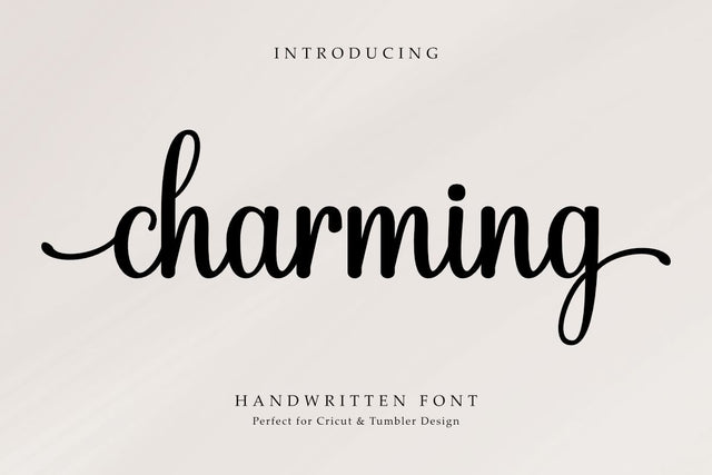 Charming - Beauty Handwritten Font Font Masyafi Studio 