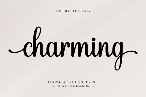 Charming - Beauty Handwritten Font Font Masyafi Studio 