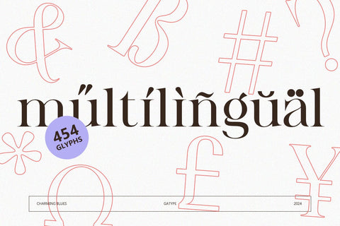 Charming Blues Font gatype 