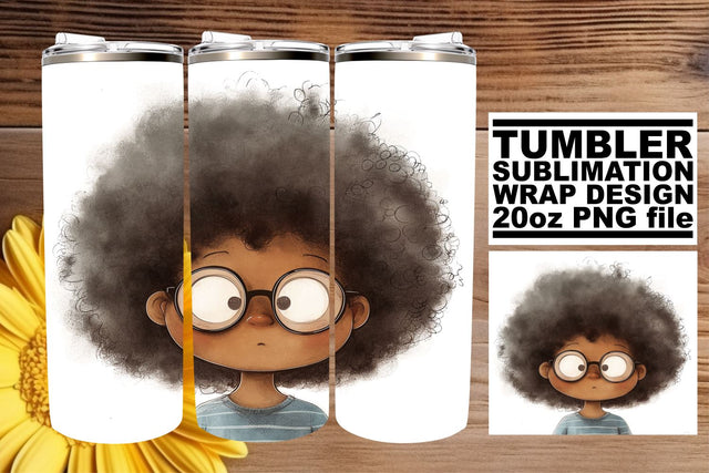 Charming Boho Children Tumbler Graphics for 20oz Sublimation afrosvg 
