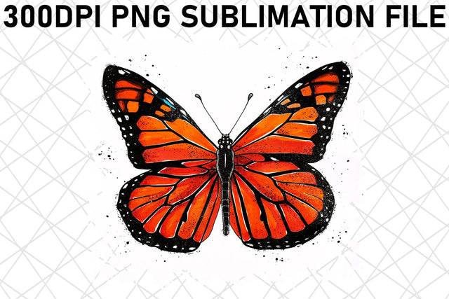 Charming Butterfly Sublimation Sublimation afrosvg 