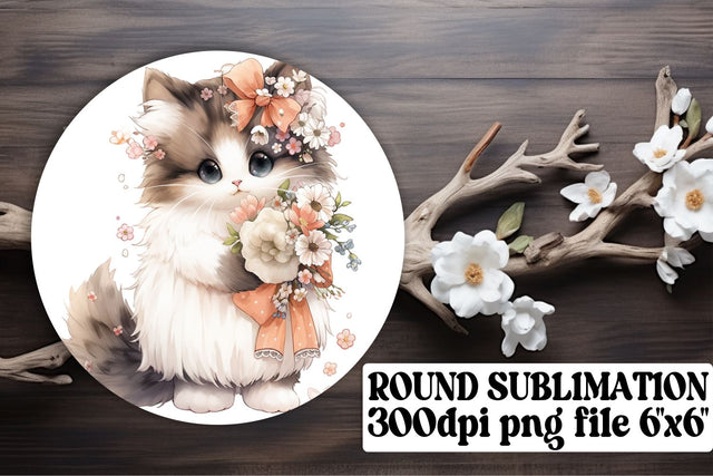 Charming Cat Car Accessories for Sublimation Crafts Sublimation afrosvg 