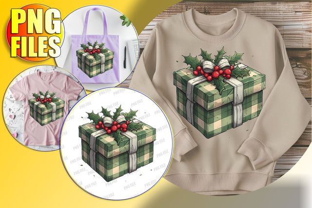 Charming Christmas Watercolor Clipart for Sublimation Sublimation afrosvg 