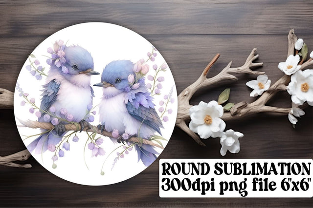 Charming Circle Coaster Set Sublimation afrosvg 