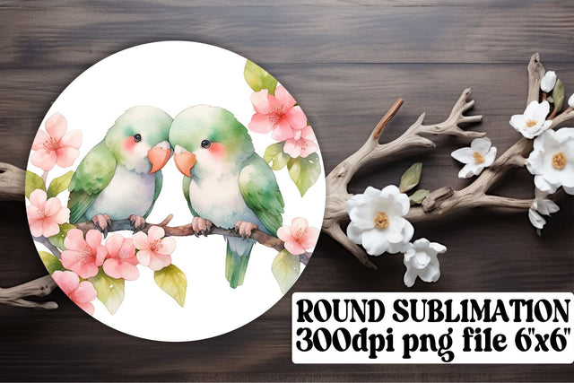 Charming Circle Coaster Set Sublimation afrosvg 