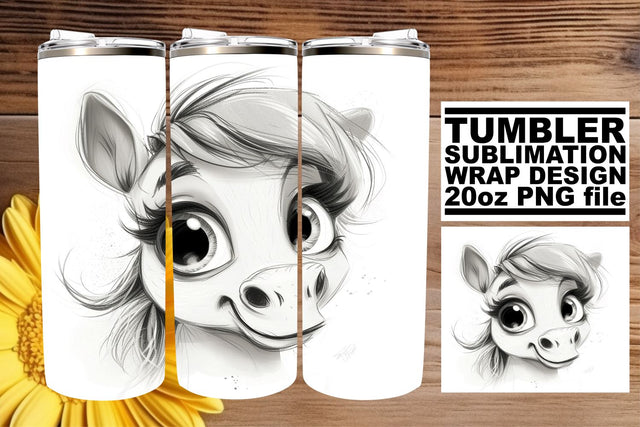 Charming Critter Tumbler Sublimation Sublimation afrosvg 