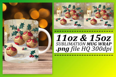 Charming designs for 11oz and 15oz mugs, get inspired! , Christmas Sublimation afrosvg 
