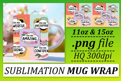 Charming designs for 11oz and 15oz mugs, get inspired! , Quote Sublimation afrosvg 