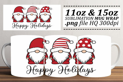 Charming designs for 11oz and 15oz mugs, get inspired! , Xmas Sublimation afrosvg 