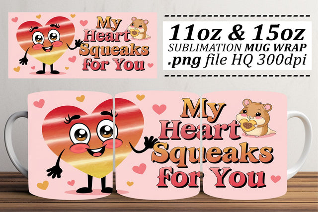 Charming designs for 11oz and 15oz mugs, get started! , Valentines Sublimation afrosvg 