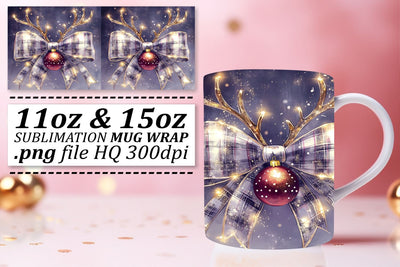 Charming designs for 11oz and 15oz mugs, inspire creativity! , Xmas Sublimation afrosvg 