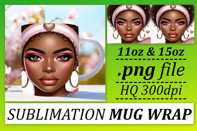 Charming designs for every mug, express your style! , Love Girl Sublimation afrosvg 