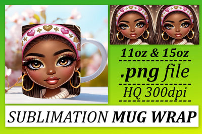Charming designs for every mug, express your style! , Love Girl Sublimation afrosvg 