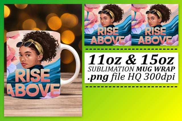 Charming designs for every mug, express your style! , Woman Sublimation afrosvg 