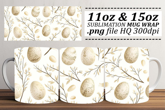 Charming Easter Chick Mugs | Spring Sublimation 11oz 15oz Sublimation afrosvg 