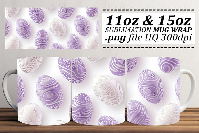 Charming Easter Mug Wraps | Spring Sublimation 11oz 15oz Sublimation afrosvg 