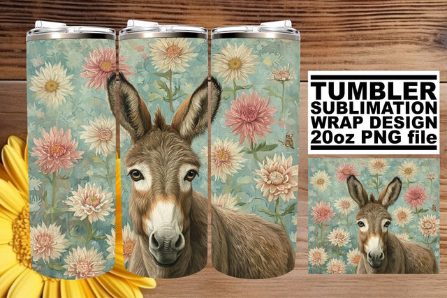 Charming Farmhouse & Flowers Tumbler Design - Springtime Sublimation afrosvg 