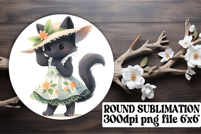 Charming Feline Car Accessories for Sublimation Crafts Sublimation afrosvg 