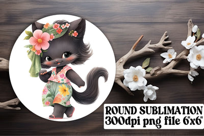Charming Feline Car Accessories for Sublimation Sublimation afrosvg 