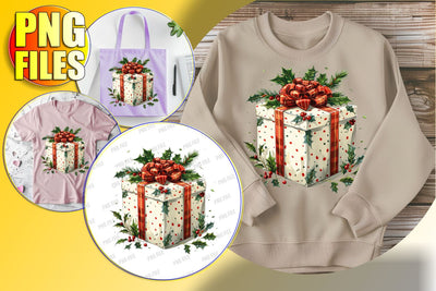 Charming Holiday Watercolor Clipart for Sublimation Sublimation afrosvg 