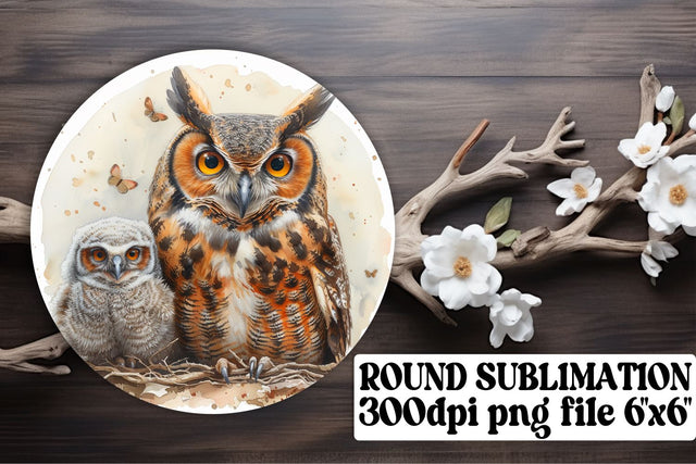 Charming Mother & Child Sublimation Collection - Round, Keychain, Car Coaster Sublimation afrosvg 