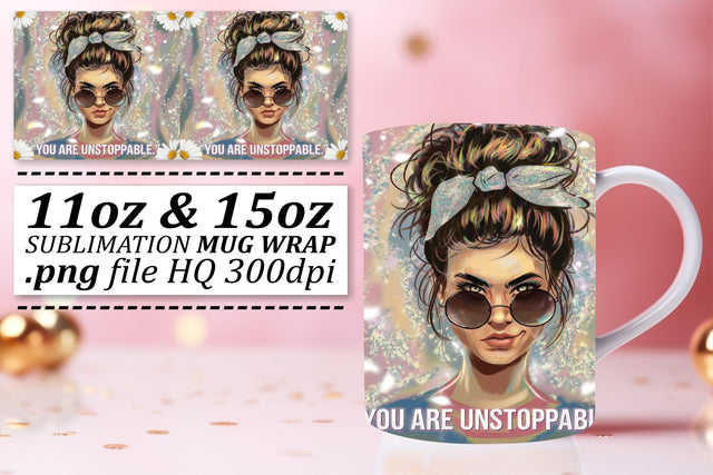 Charming mug wrap designs, delight your customers! , Woman Sublimation afrosvg 