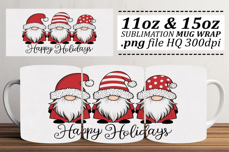 Charming mug wrap designs, delight your customers! , Xmas Sublimation afrosvg 