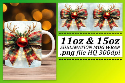 Charming mug wrap designs, delight your customers! , Xmas Sublimation afrosvg 