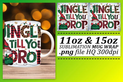 Charming mug wraps, great for seasonal crafts! , Gnomes Sublimation afrosvg 