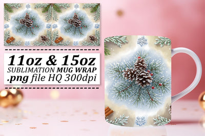 Charming mug wraps, perfect for coffee and tea lovers! , Christmas Sublimation afrosvg 