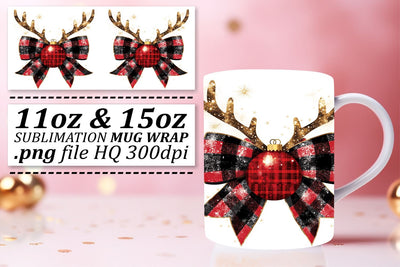 Charming mug wraps, perfect for coffee and tea lovers! , Xmas Sublimation afrosvg 