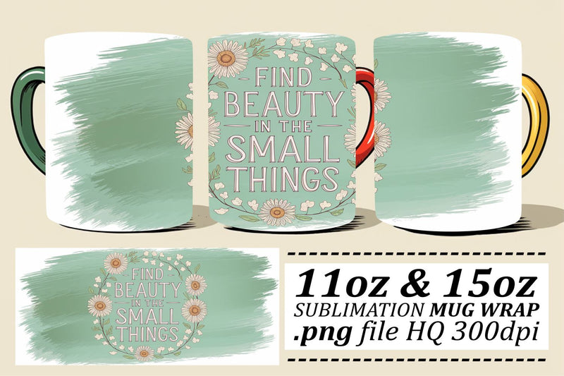 Charming mug wraps, perfect for personal touch! , Quote Sublimation afrosvg 