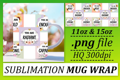 Charming mug wraps, perfect for personalized gifts! , Quote Sublimation afrosvg 